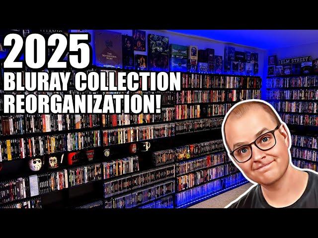 2025 Movie ROOM Tour And Collection Reorganization! | Purge of OVER A 100 Titles!