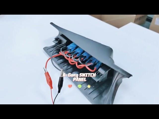OEM12V Black Left Side A-Pillar Rocker Switch Pod Panel Fit For Jp Wrangler JK Pretty Auto Switches