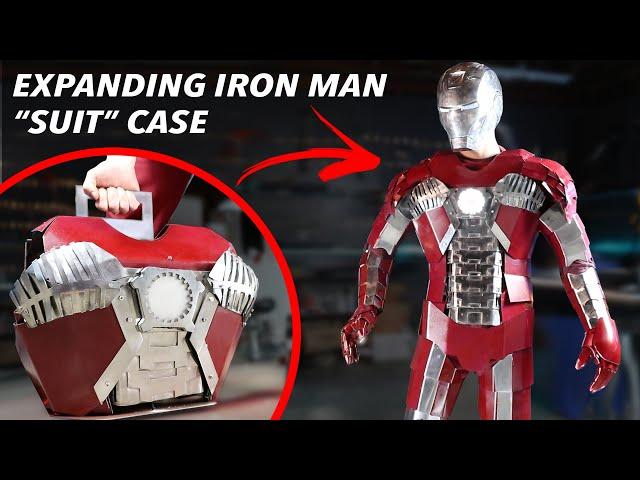 Real Iron Man Expandable Briefcase Suit - FULL METAL!! (Iron Man Mark 5 Armor)