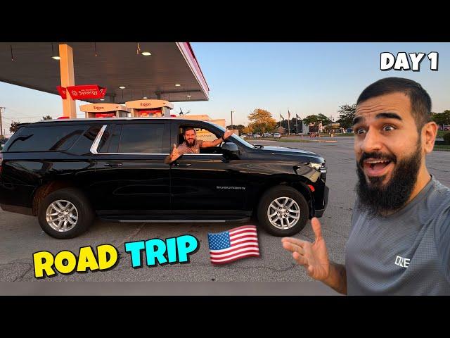 Hamara USA ka road trip start hogaya  Day 1