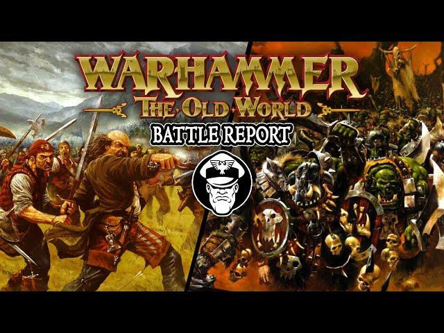 Empire of Man Vs Orcs & Goblins | Warhammer Old World Battle Report!