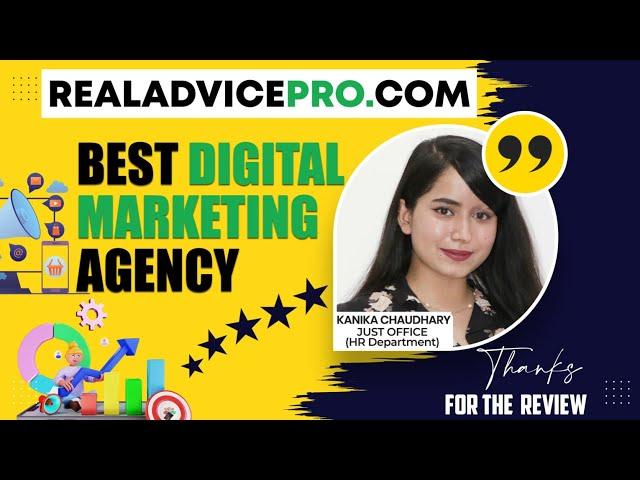 RealadvicePro Digital Marketing Agency - Client testimonial Video