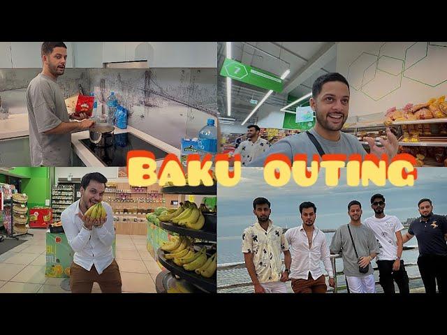 Baku outing  | fun day in azerbaijan | mart shopping for appartment 