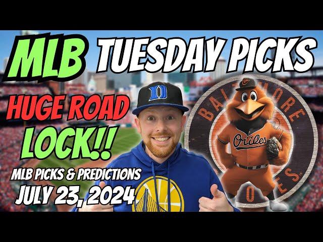 HUGE MLB LOCK!! MLB Picks Today 7/23/2024 | Free MLB Picks, Predictions & Sports Betting Advice