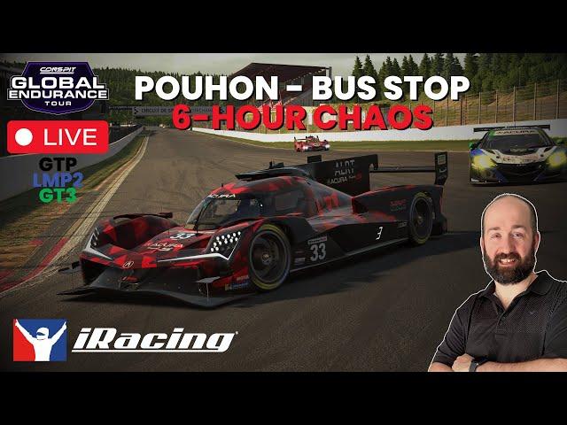 iRacing Live: 6-Hr Spa Enduro — Acura GTP vs Multiclass Mayhem!