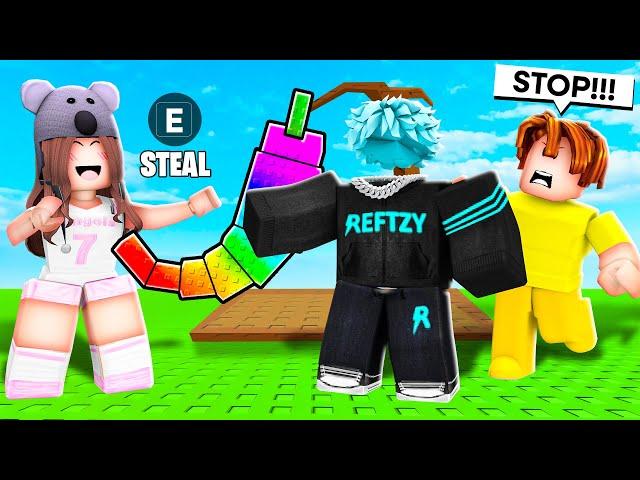 Stealing RARE FRUITS from my BROTHERS in Grow a Garden!
