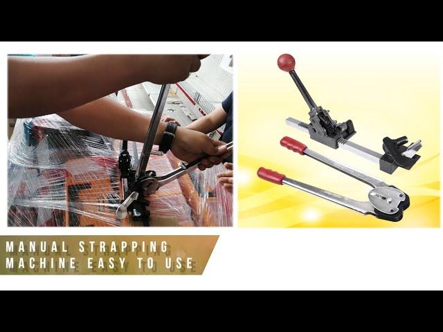 HOW TO USE MANUAL STRAPPING MACHINE