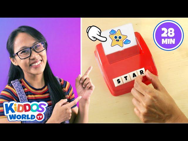 Teaching How to Spell Basic English Words for Children | Learn Easy Spelling | English Vocabulary