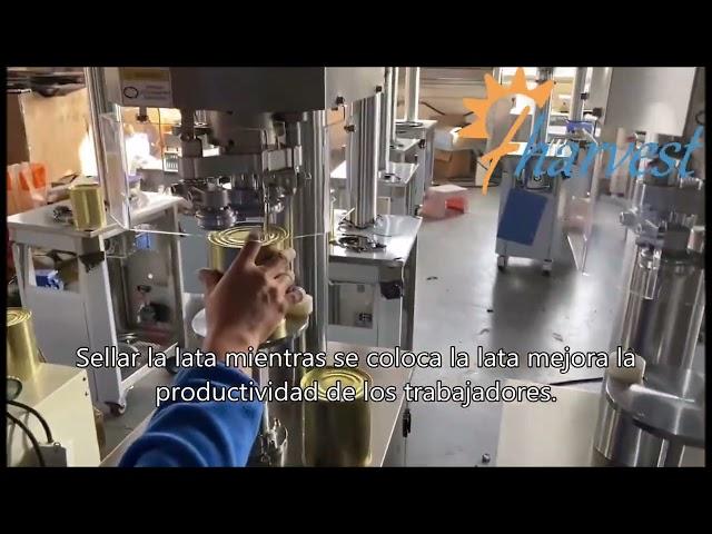 401 # Equipo de sellado de latas de sellador semiautomático de alimentos enlatados,Máquina selladora