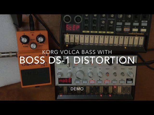 Korg Volca Bass with BOSS DS-1 Distortion