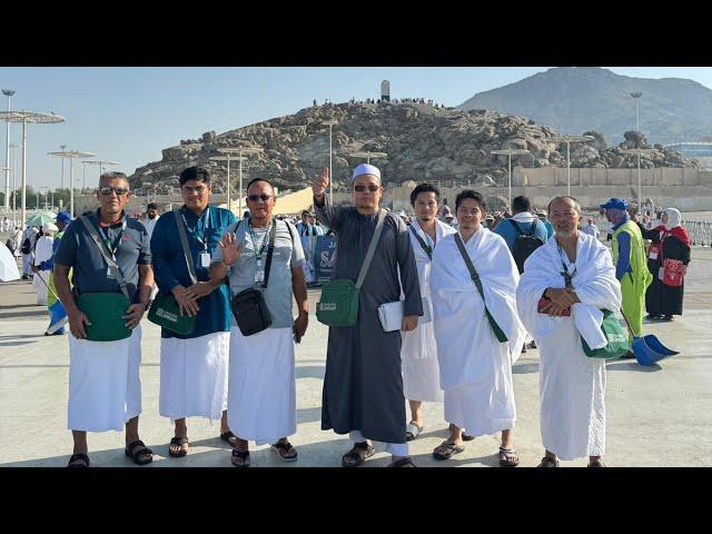 JEMAAH BOLEH TURUN KE JABAL RAHMAH - BAS PARKING DEKAT