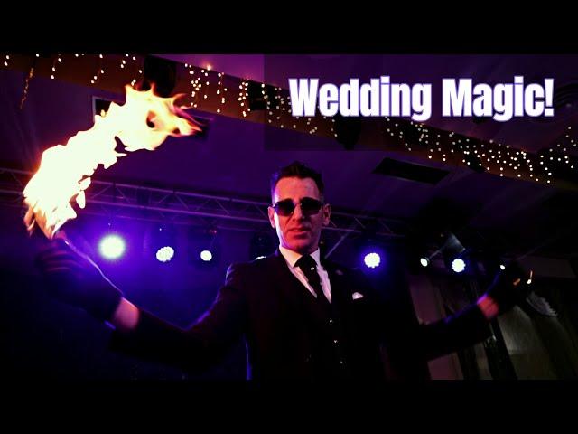 Magician Tristan is on Fire! Amazing Wedding Magic Show in Kos!