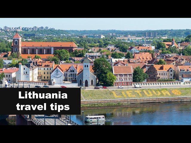 Things you need to know when traveling to Lithuania | Practical tips