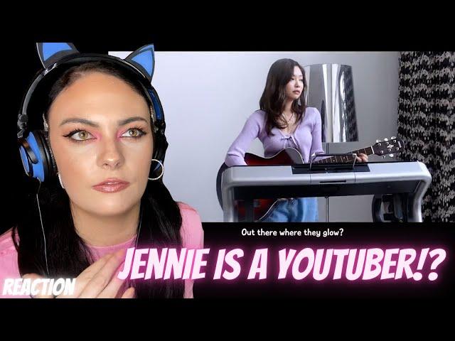 JENNIE HAS A YOUTUBE CHANNEL?!-Hello world . From Jennie-REACTION