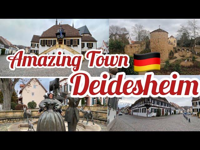 DEIDESHEIM A BEAUTIFUL TOWN IN RHINELAND-PALATINATE #travelgermany #travel #travelvlog