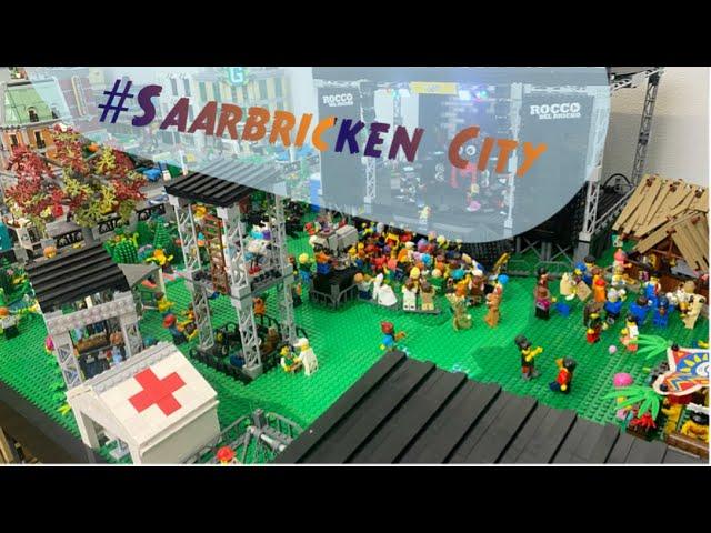 WELCOME TO SAARBRICKEN, GROSSES STADT MOC AUS KLEMMBAUSTEINEN