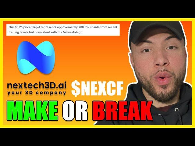 Nextech3D.ai $NEXCF | MAKE OR BREAK?