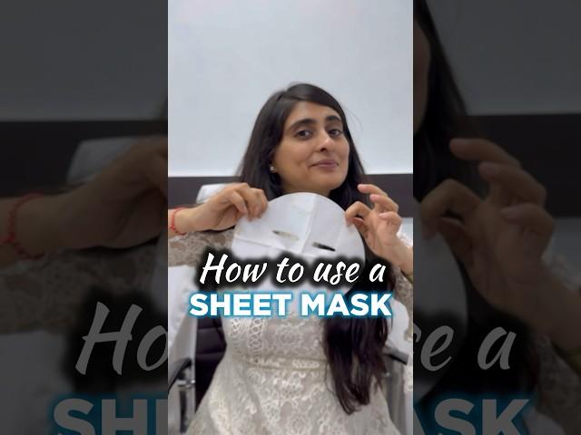 How to use sheet mask | Sheet mask at home | Sheet mask dermatologist