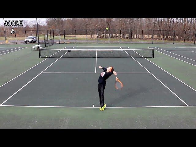 3.5 Tennis -- Serve Practice 3/22/2020