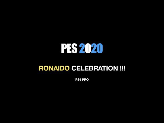 PES 2020 Ronaldo penalty celebration