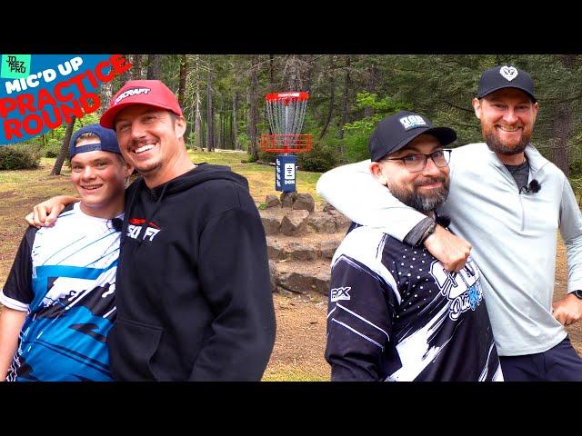 Smiling through the pain on the back 9! | 2025 Cascade Challenge | Jomez Practice Round B9