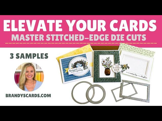 Elevate Your Cards: Master Stitched-Edge Die Cuts with Brandy Cox | From BrandysCards