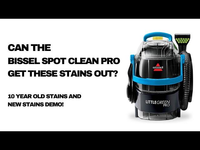 Bissell Spot Clean Pro Review: Can It get these 10 year old stains out?