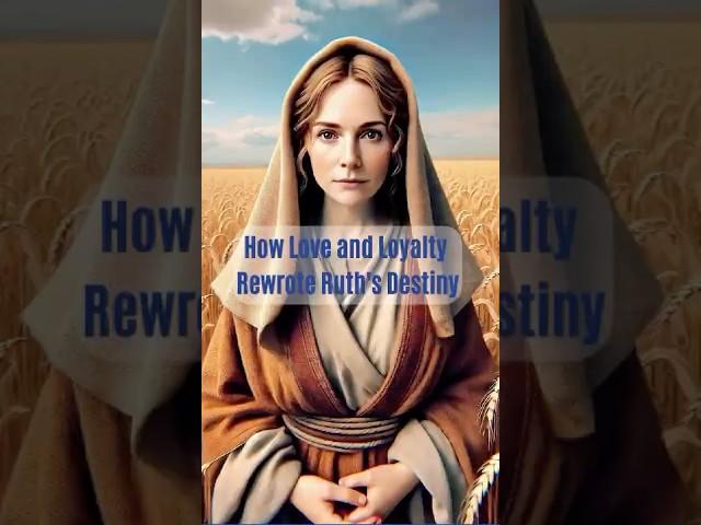 Ruth (6 of 8): Could Love Rewrite One's Story? #BookofRuth #BibleStories #testimony #shorts #fyp