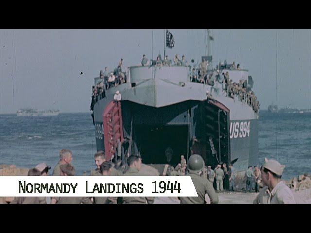 June 1944 - The Normandy Landings (in color and HD)