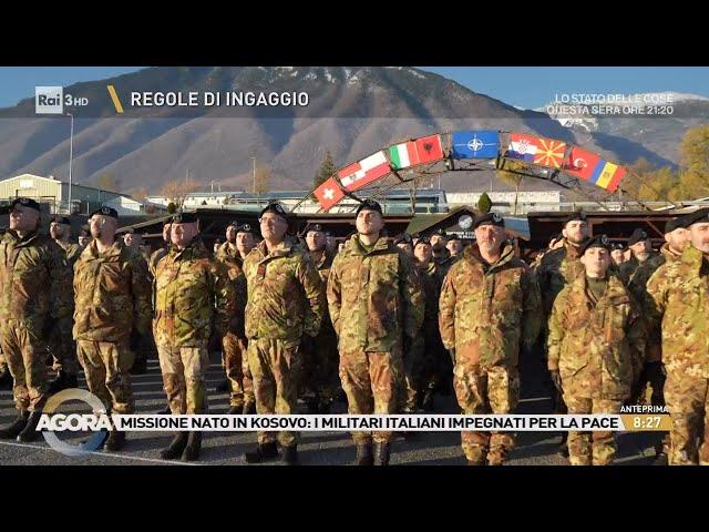 I militari italiani in Kosovo - Agorà 14/10/2024