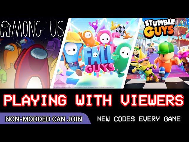 AMONG US / FALL GUYS / STUMBLE GUYS Live Stream #226 | PLAYING WITH VIEWERS