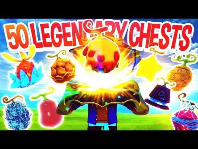 Opening 50 LEGENDARY Chest On GPO (Roblox)