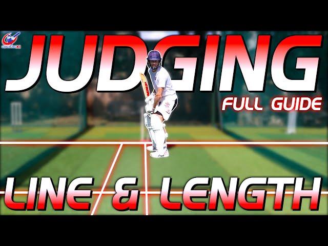 LEARN how to JUDGE LINE & LENGTH while batting  - Cricket Batting Drills