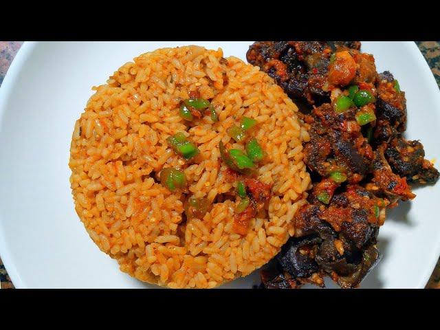 SPICY GOAT MEAT JOLLOF/ IN A VERY EASY HOMEMADE WAY