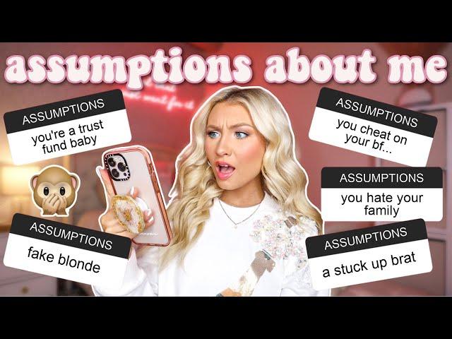 Reading Your Assumptions About Me | I Spilled Too Much... | Lauren Norris