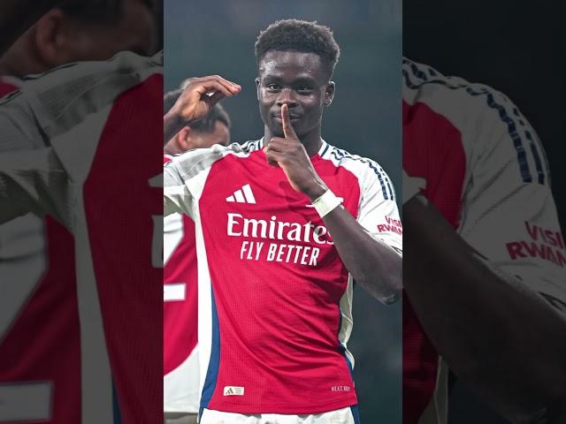 Saka Arsenal #arsenal #saka #goals #championsleague #football