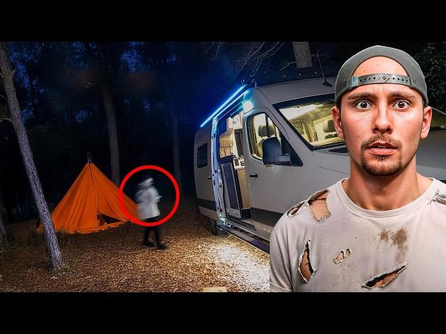 VAN LIFE INSIDE TERRIFYING FOREST GONE WRONG (STALKED AGAIN)