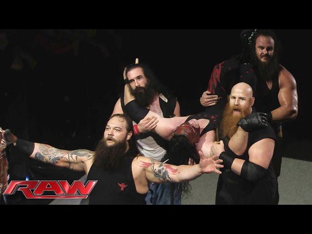 The Wyatt Family overpowers Demon Kane: Raw, October 26, 2015