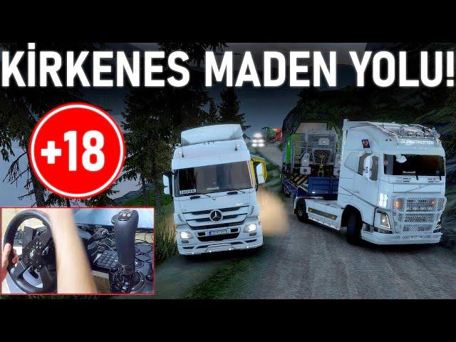 KÜFÜR EDEREK YOLU AÇTIM! (SİNİR KRİZİİİ) - KİRKENES MADEN YOLU ZORLU SEFER - ETS 2 MP ProMods T300RS