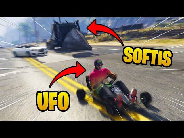 Softis jagar Ufo i en Go Kart!