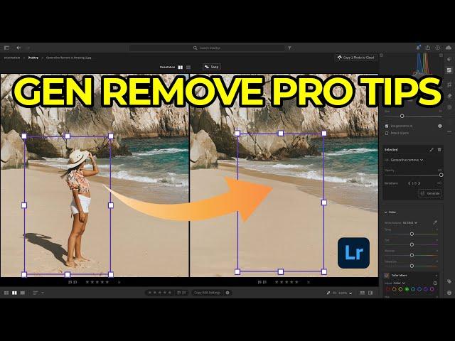 5 Must-Know Tips For INSTANT IMPROVEMENTS With Lightroom Generative Remove