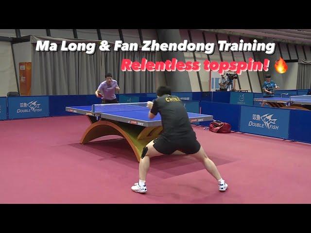 RELENTLESS! Ma Long & Fan Zhendong Training! | 2022 World Team Championships