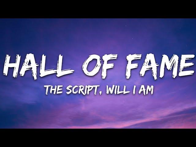 The Script - Hall Of Fame (Lyrics) ft. will.i.am