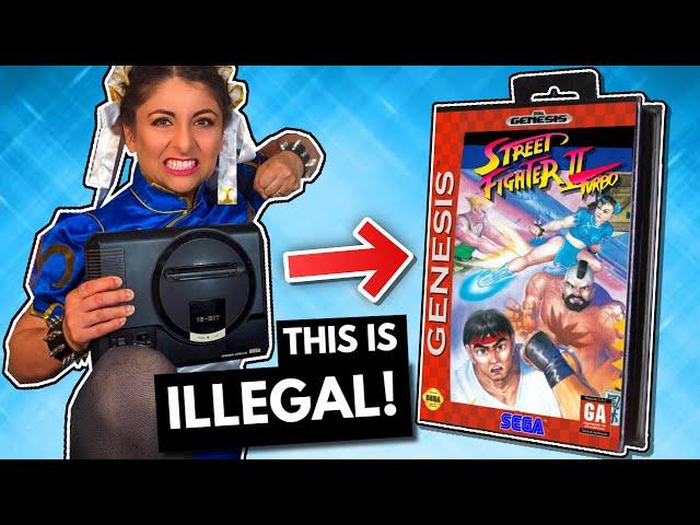 The ILLEGAL Street Fighter Games... For Sega Genesis !