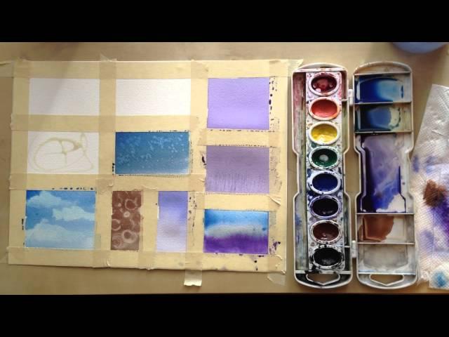 13 Watercolor techniques