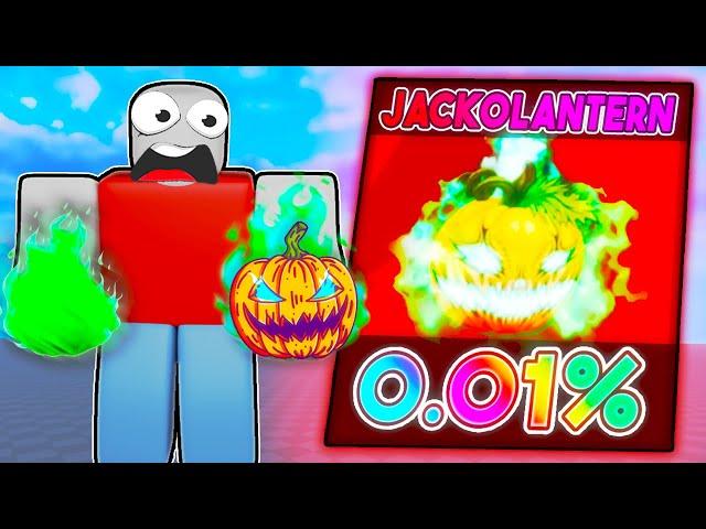 I GOT THE 0.01% JACKOLANTERN PET SWORD IN BLADE BALL!