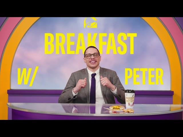 Breakfast with Peter – Breakfast Crunchwrap - Taco Bell Commercial with Pete Davidson