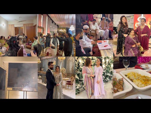 KARACHI WEDDING VLOG  | MEHNDI, BARAT AND WALIMA ️