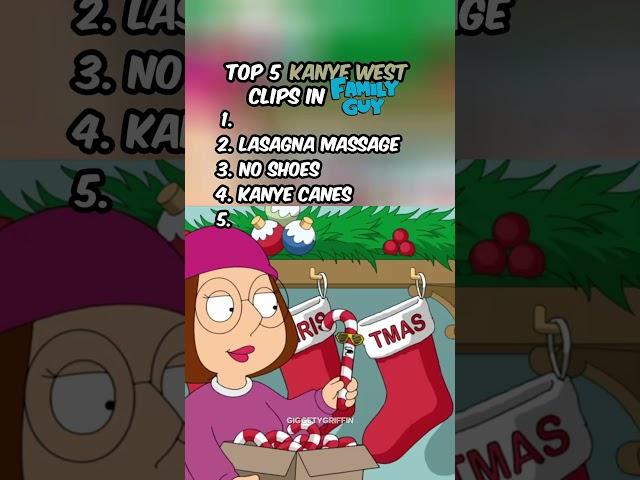 Top 5 Kanye West Clips in Family Guy