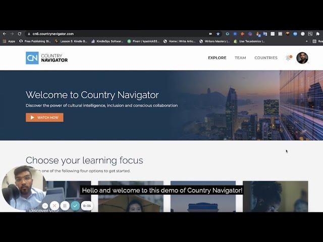 Live Demo of Country Navigator